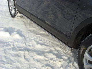 Пороги труба 60,3 мм MAZDA CX-9 2013 - 2017 г.в. от ТСС (Арт. MAZCX913-05)
