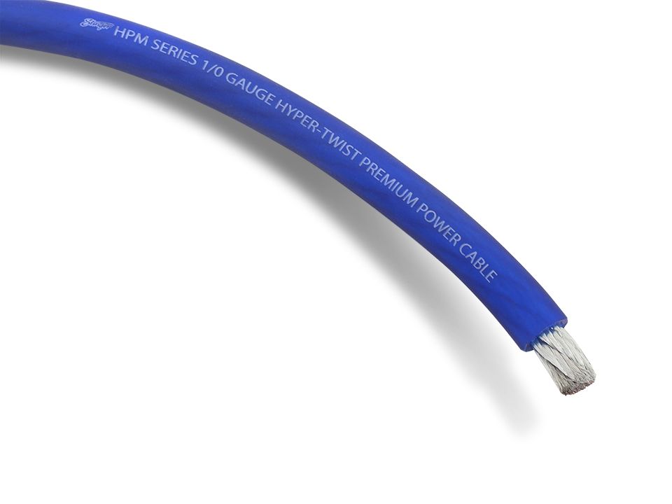 Силовой кабель Stinger SHW10В 0GA(1б-15,24м)(1м)