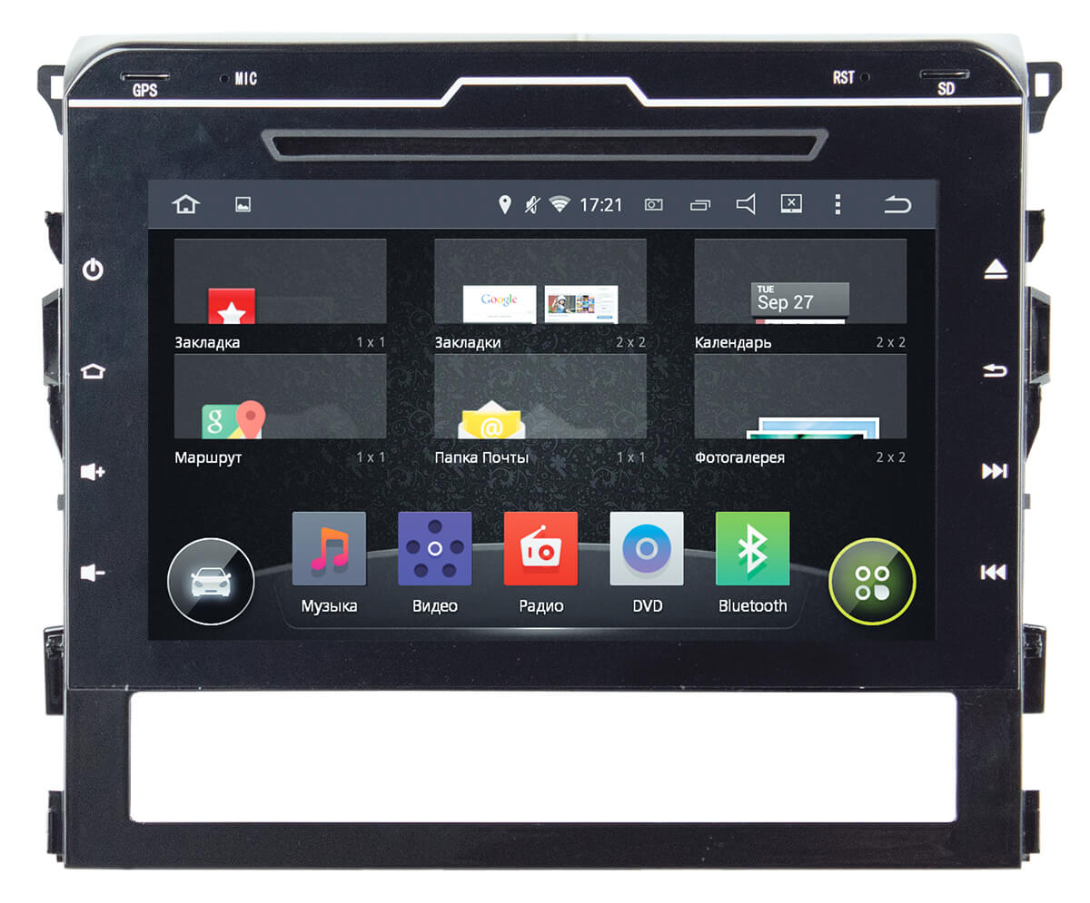 ШГУ INCAR AHR-2239 Toyota LC 200 16+ DVD 2din