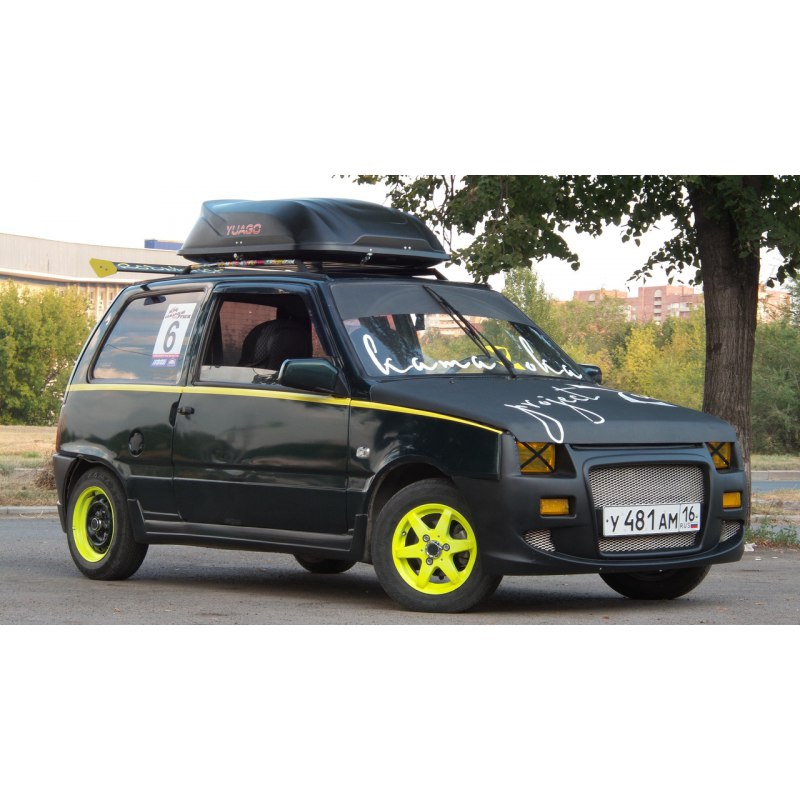 Автобокс YUAGO LITE ( 250 л.) тиснение черный