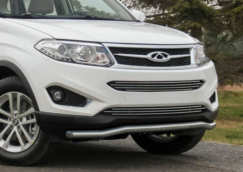 Решетка радиатора D10, 2 части RIVAL на Chery Tiggo 5 2014 - 2016 (Арт. G.0901.001)