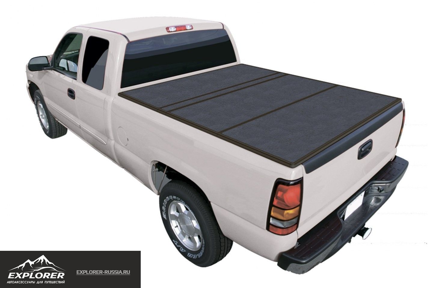 Крышка кузова пикапа, трехсекционная алюминиевая, DODGE RAM, 2009-н.в.