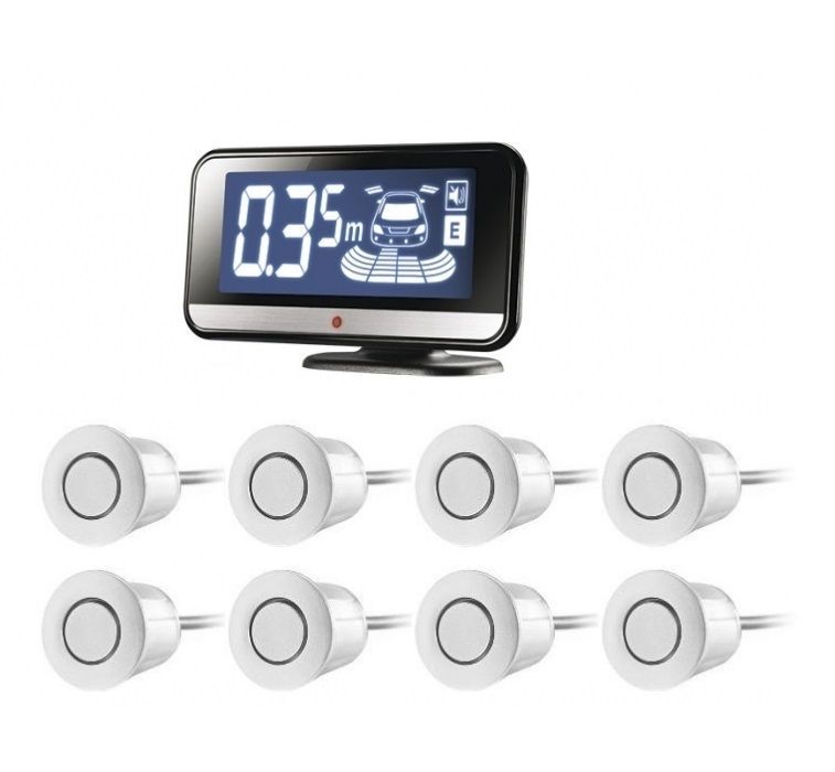 Парковочный радар Steel Mate PTS810V10-White