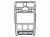 Рамка RLA-FC404 UMS LADA Priora 2014-2018 GRAY, 9" (тип1)